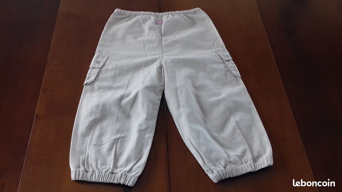 Pantalon beige 3 ans Obaibi (image 2)