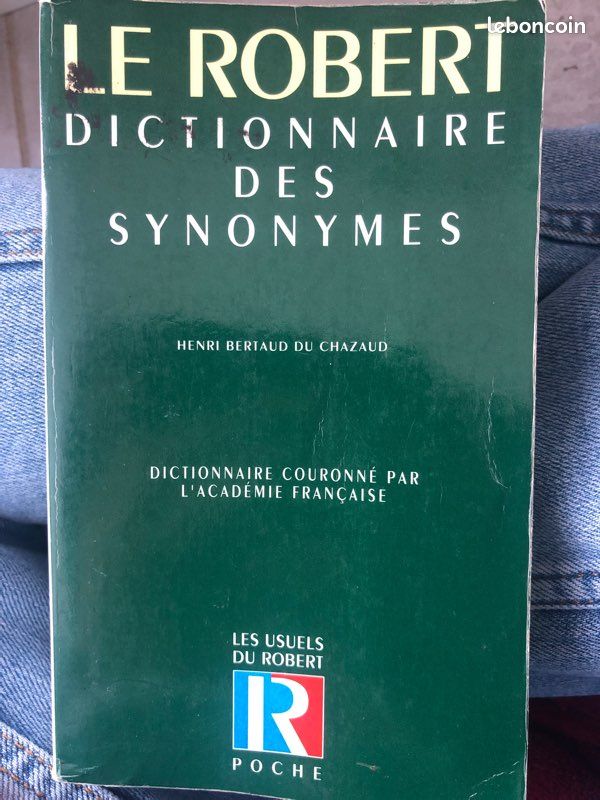 Le Robert dictionnaire des synonymes (image 1)