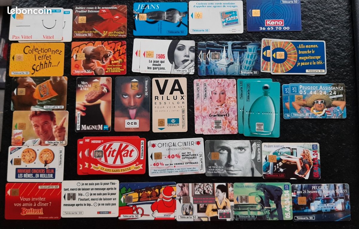 Lot 10 Cartes Téléphoniques Telecom Toutes Différentes Gebrauchtwagen
