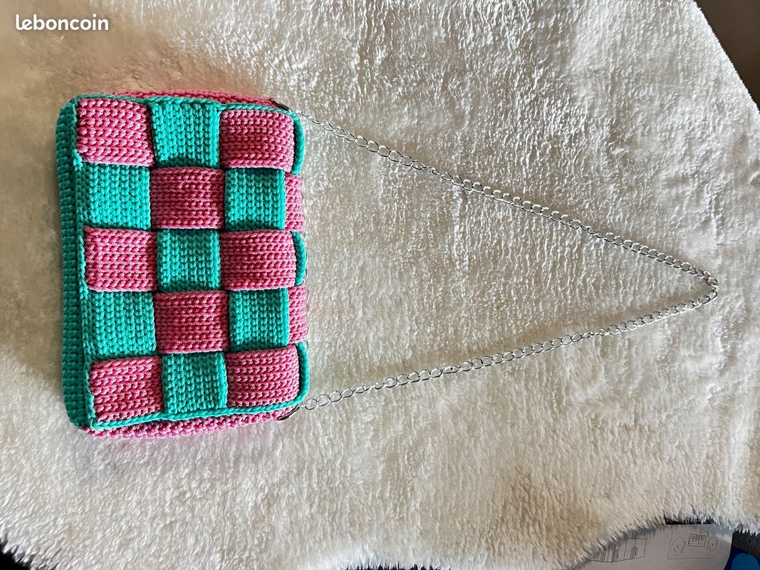 Sac bandoulière en crochet (image 2)