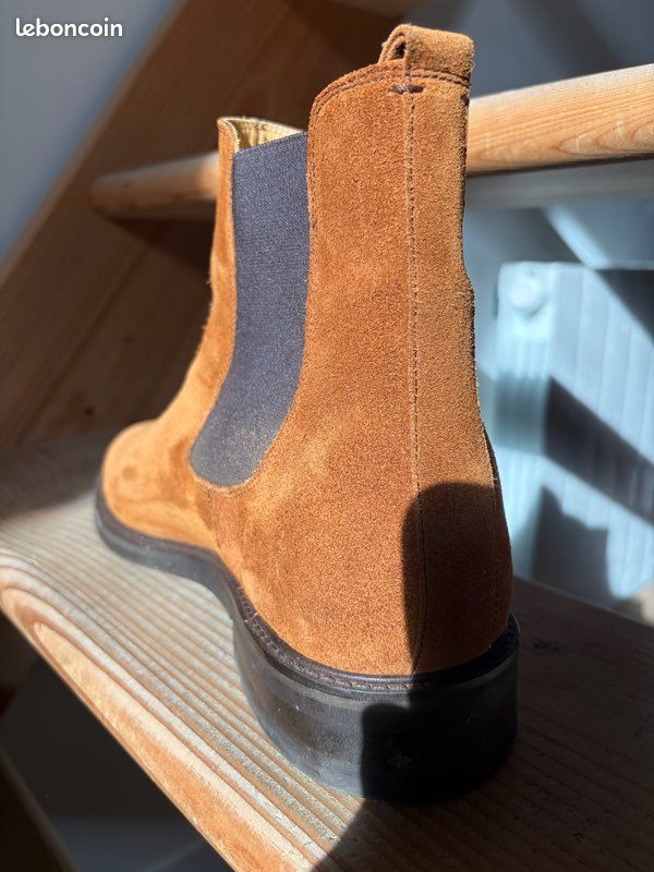 Chelsea Boots Suède Pied de Biche (image 7)