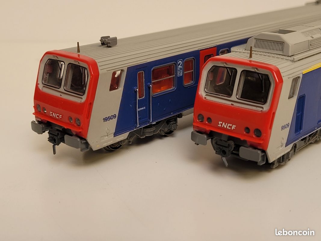 Train wagon N°8622 automotrice Z2 Jouef Ho (image 12)