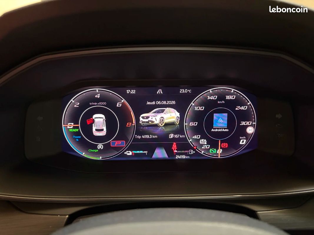 CUPRA FORMENTOR 1.4 e-HYBRID 204 ch DSG6 V / Caméra 360 / Volant chauffant (image 22)