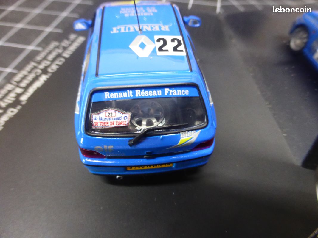 Renault clio williams Diac tour de Corse rally 1994 Jordan / Boyere universal hobbies 1/43 ancien vieux vintage collection miniature Camion voiture automobilia jouet (image 9)