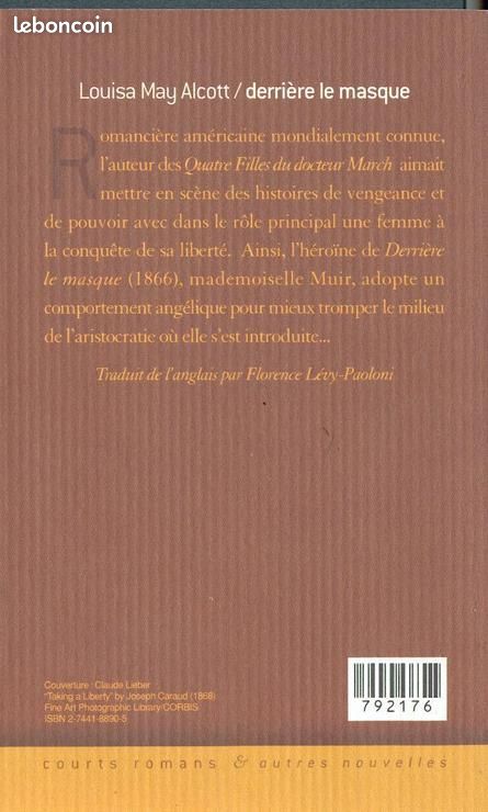 Derrière le masque – Louisa May Alcott (image 2)