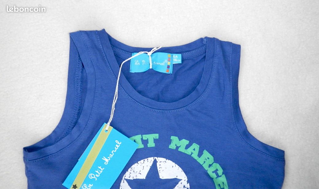 Tshirt débardeur LITTLE MARCEL ans 116 cm NEUF Vêtements