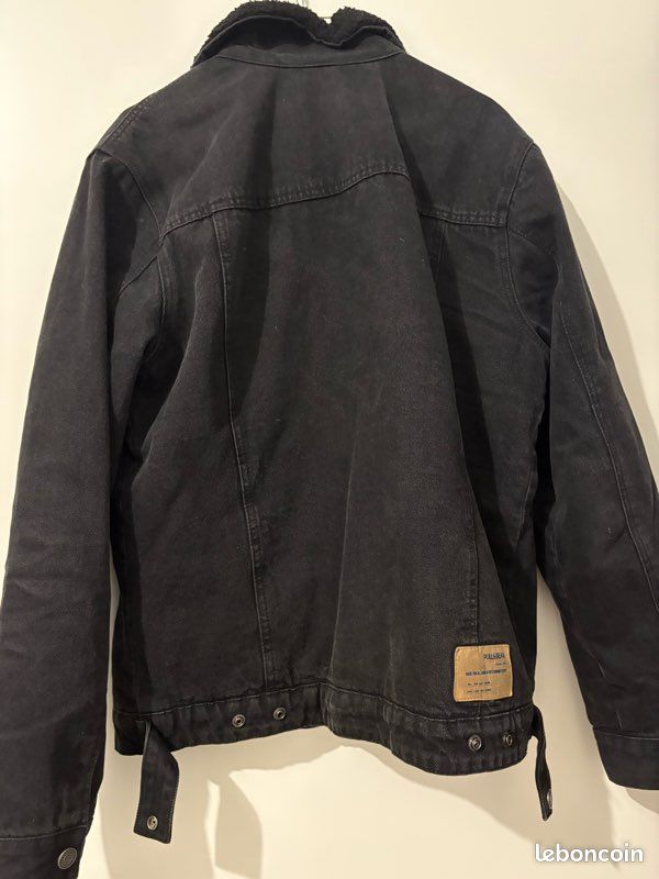 Veste noir pull and bear (image 4)
