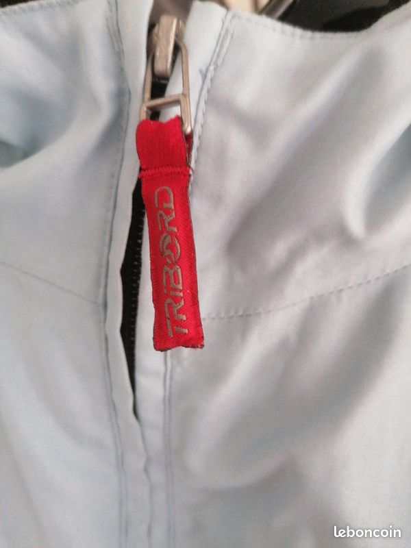Kway gris-bleu tribord en 12 ans unisexe (image 2)