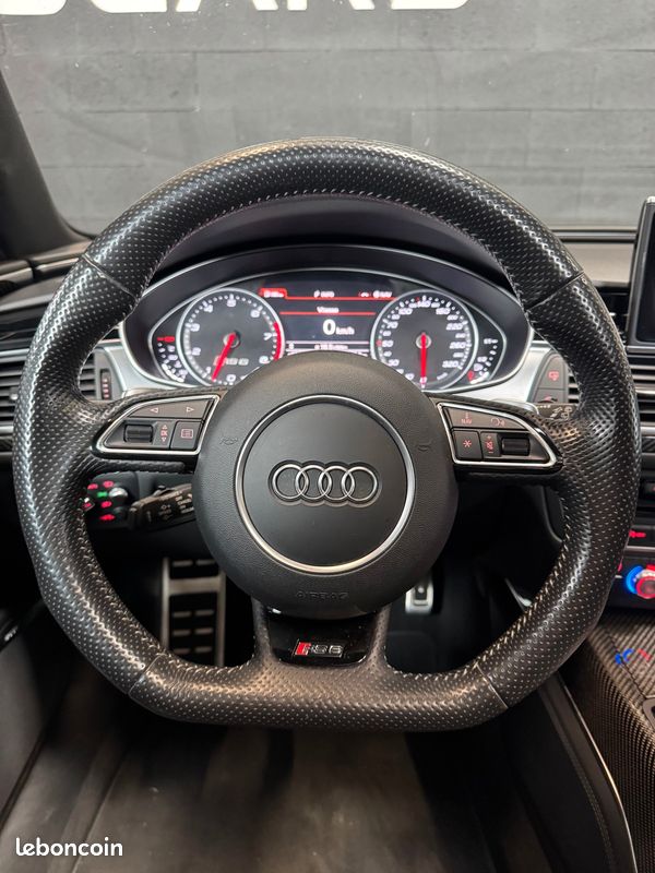 Audi RS6 AVANT C7 4.0 V8 TFSI 560CH QUATTRO - FREINS CÉRAMIQUE - ORIGINE FRANCE (image 24)