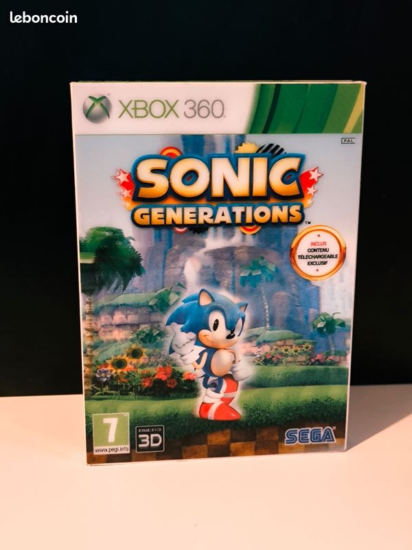 Sonic Generations Xbox 360 - édition 3D lenticulaire - complet - PAL (image 1)