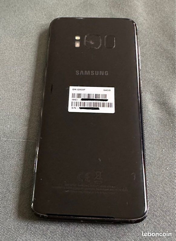 Vends Samsung Galaxy S8 64GB noir (image 2)