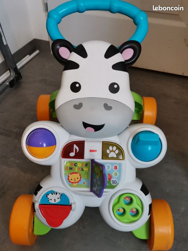 Trotteur enfant zèbre 1-3 ans (image 1)