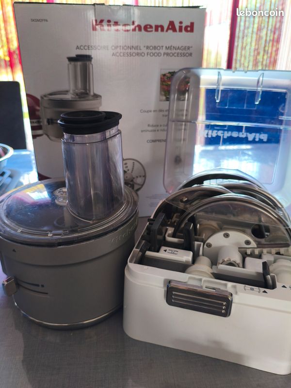 Accessoire KitchenAid trancheur rapeur 5KSM2FPA pour robot pâtissier (image 1)