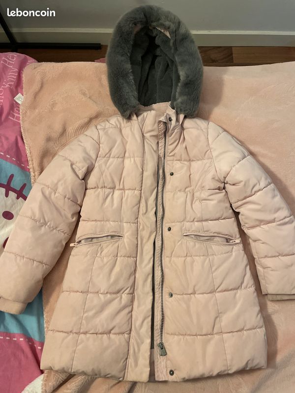 Vends doudoune okaidi rose (image 1)