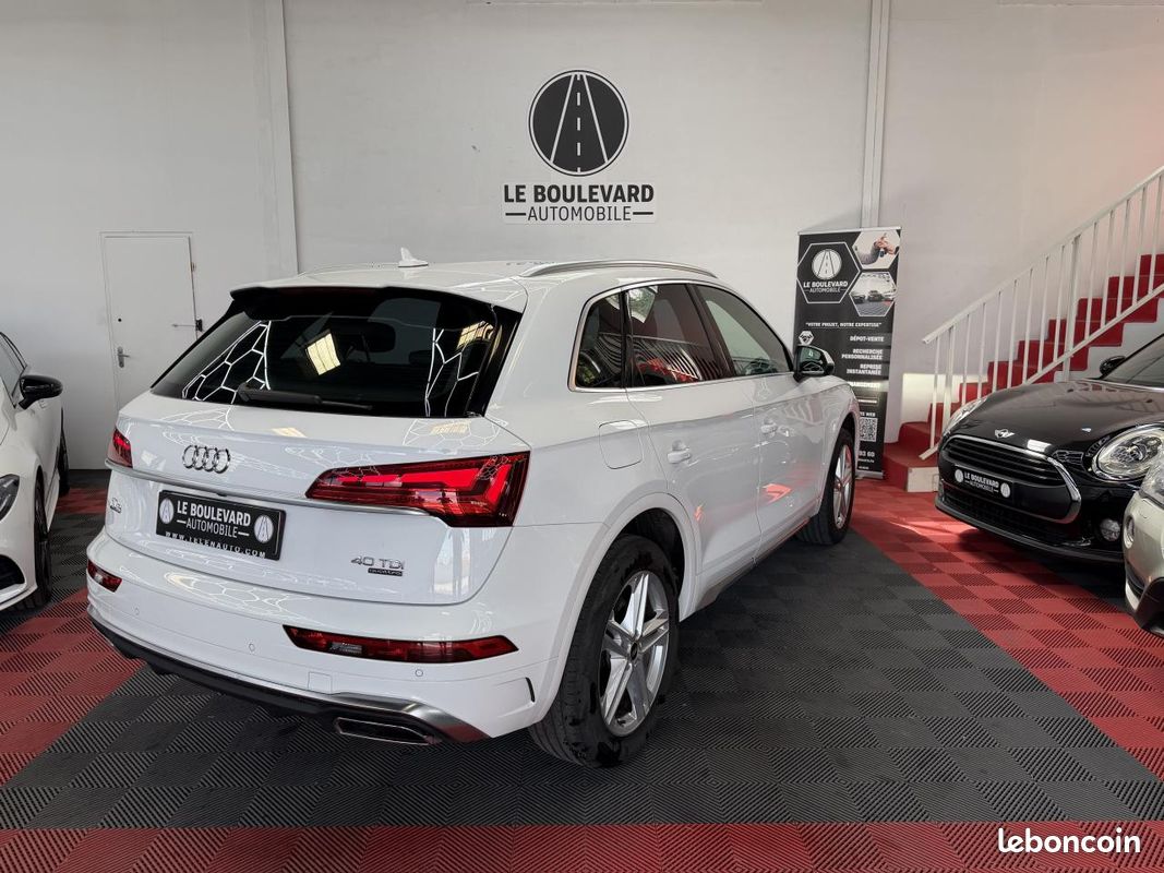 AUDI Q5 (439EUROS/MOIS)Quattro 2.0 40 TDI Hybrid 204cv BVA S line PHASE 2 (image 5)