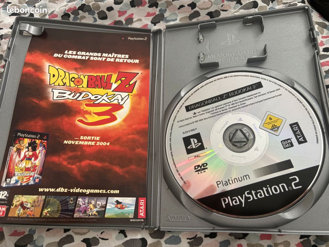 Sony Playstation PS2 - Dragon Ball Z Budokai 2 - Jaquette / Cover