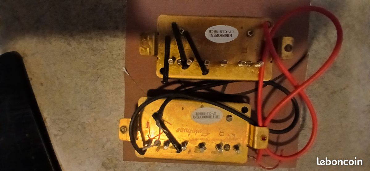Pickups 2 micros humbuckers Epiphone Goth Les Paul Studio (image 4)