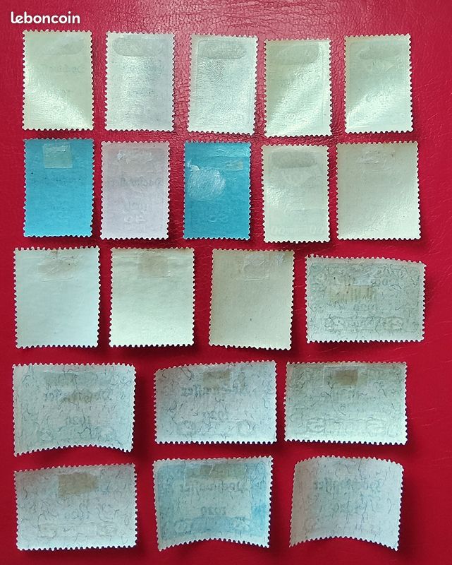 Timbres neufs SURCHARGES AUTRICHE 1921 N° 232 à 251 (Philandred) (image 2)