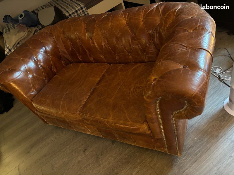 Canapé Chesterfield 2 places maison du monde (image 1)