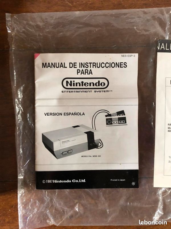NES Nintendo Complète avec Boîte d’Origine + 2 Manettes d'origine + Cablage complet (image 4)