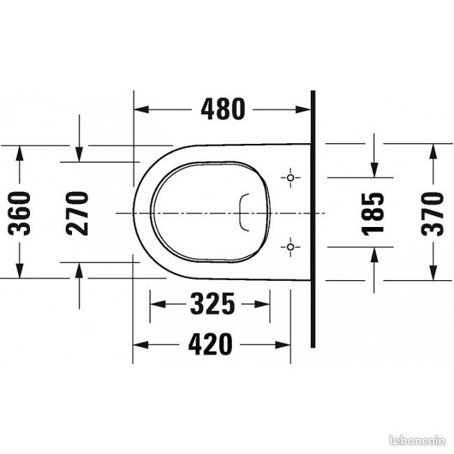 WC suspendu Duravit (image 5)