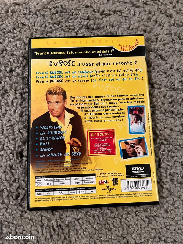 DVD Dubosc j’vous ai pas raconté ? (image 2)