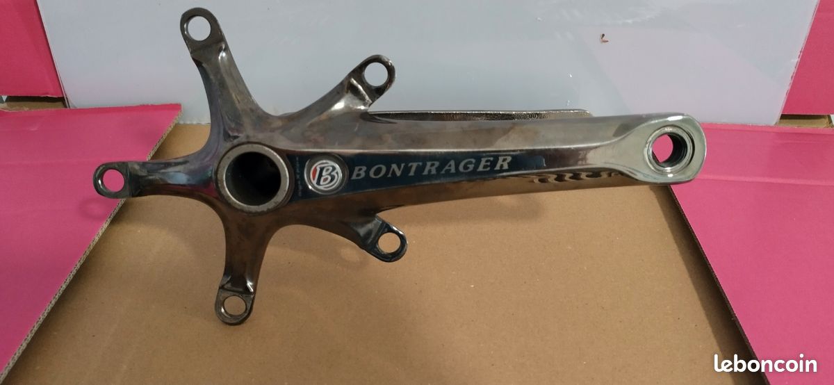 Pédalier Bontrager Giga Alu 175 Mm (double Plateau) – Bon état
