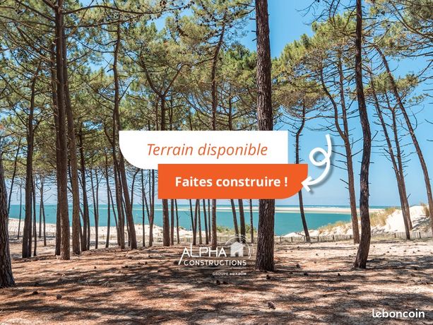 Terrain 800 m² Mios