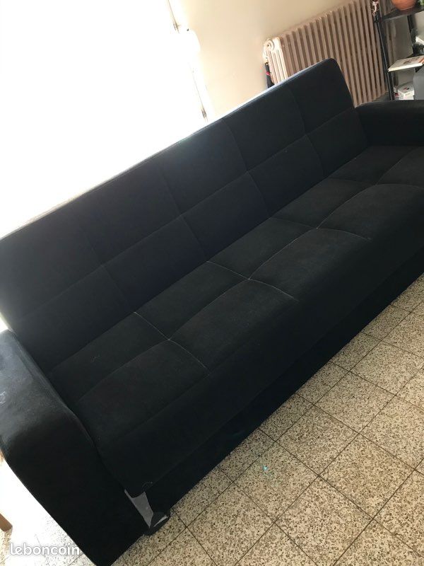 Fauteuil noir dépliant (image 3)