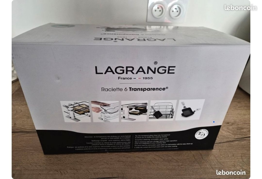 Appareil à raclette Lagrange neuf (image 1)