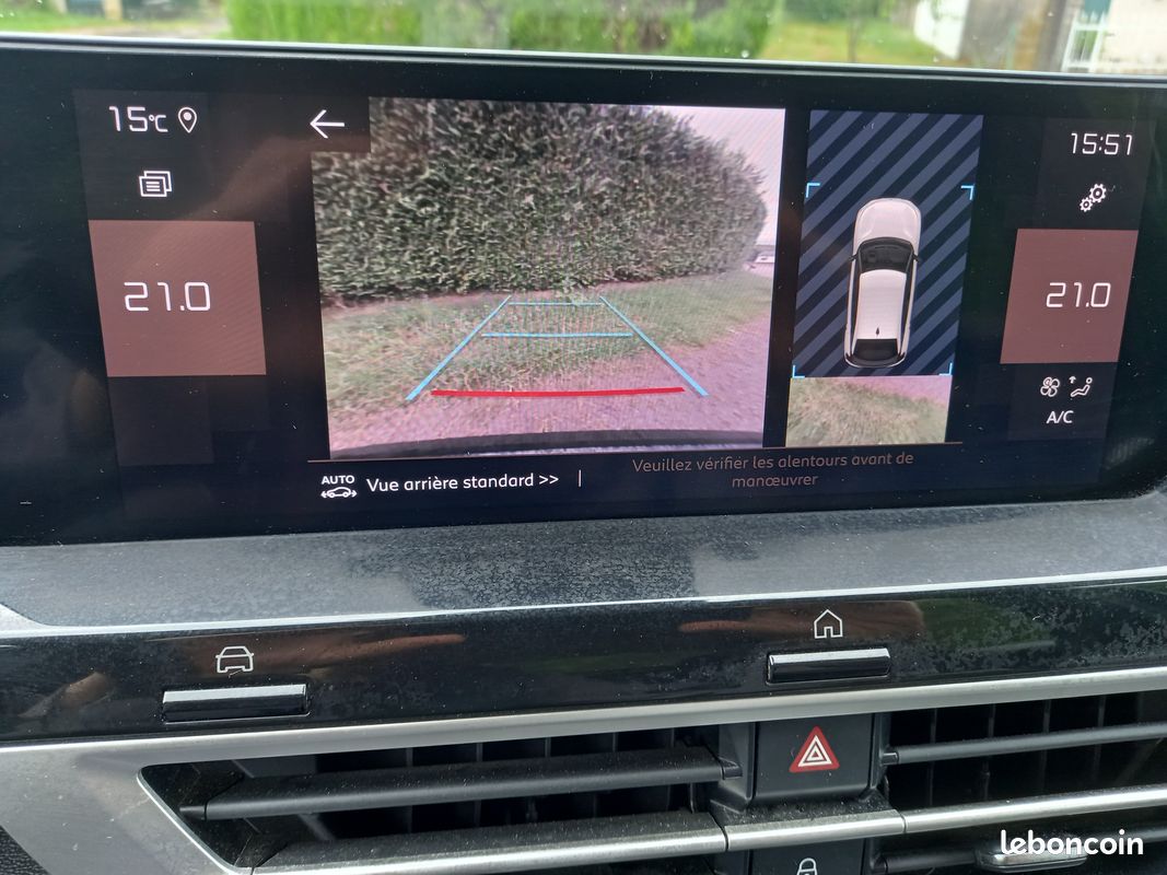 Citroen c4 societe 1.5 bluehdi 130 eat8 feel nav business noir gps 2 places 59859 kms garantie 12 mois partout en france (image 9)