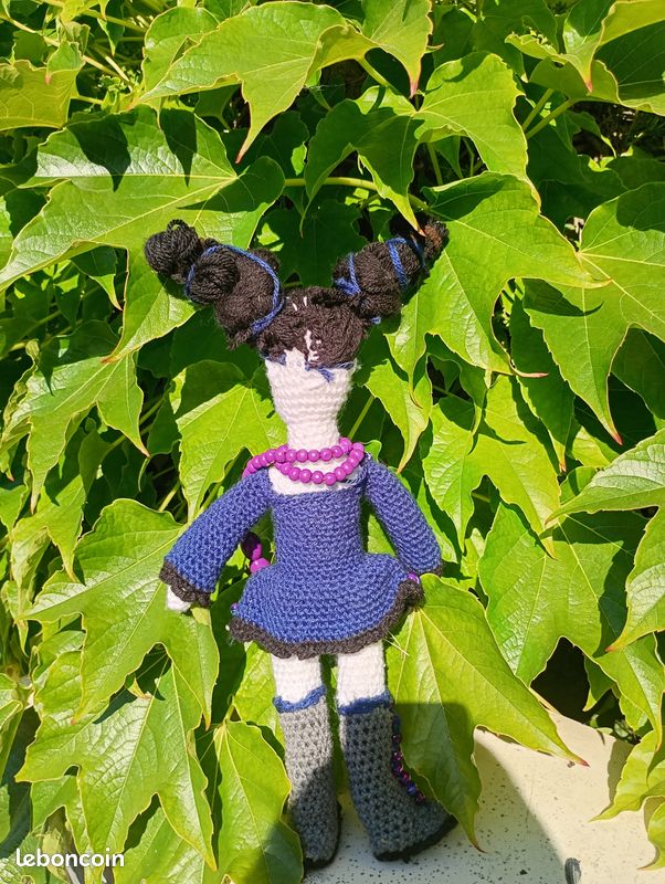 Poupée crochet exclusivement avec l'histoir AlenaSalich des poupées avec histoire (image 2)