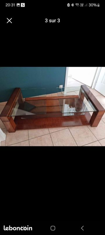 Table basse Cuir Center (image 1)