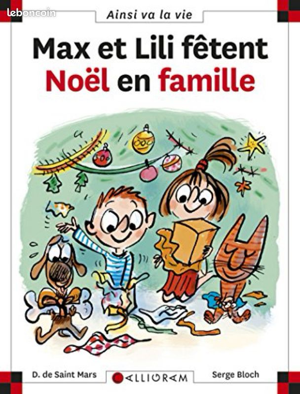 Livre Max et Lili : Max et Lili fêtent Noël en famille (image 1)