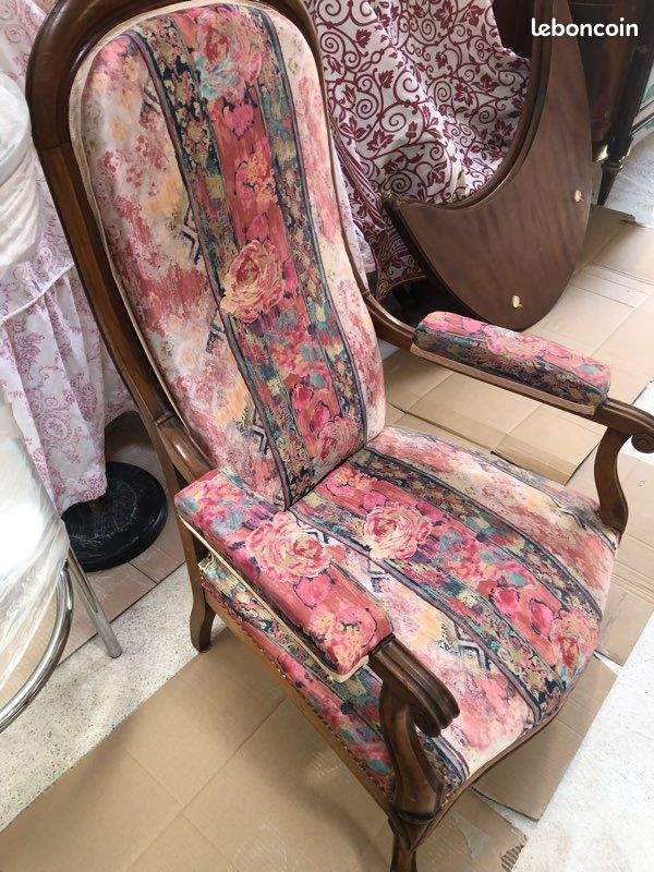Fauteuil Voltaire de style Louis-Philippe (image 5)