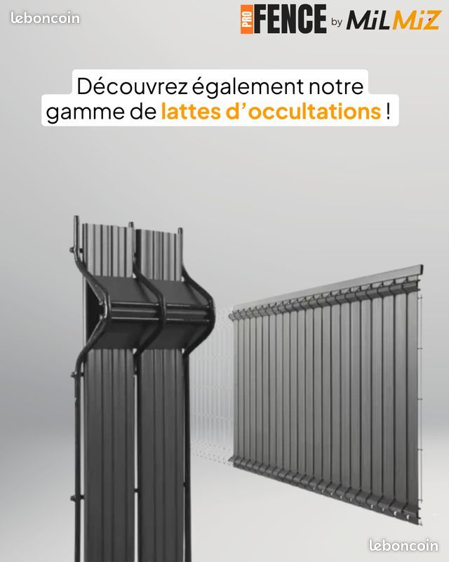 Perpignan >> Panneau rigide PROFENCE pour clĂŽture jardin Perpignan (image 3)
