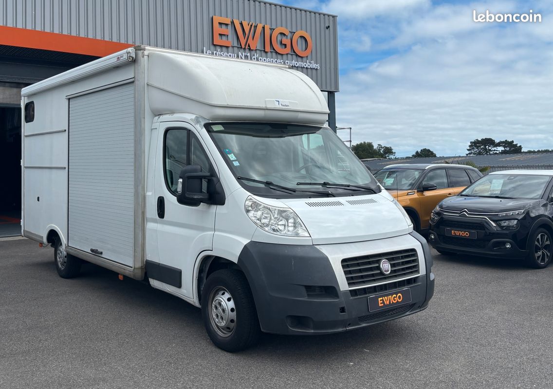 FIAT DUCATO VU Camion de Marché - FOURGON MAXI 2.3 120 XLH2 20m³ - DISTRIBUTION FAIT - STORE & RIDEAU - CLIM (image 6)