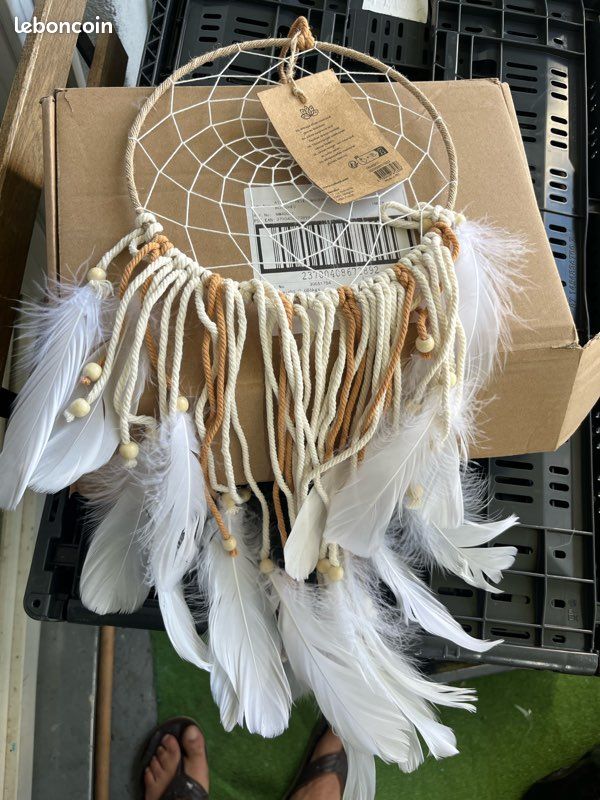 Attrape rêve macramé plume (image 2)
