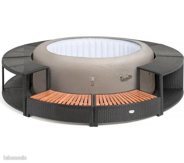 Entourage Spa 200 cm noir (image 1)