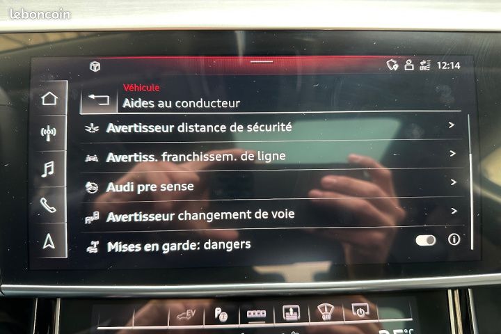 AUDI A8 IV 60 TFSIE 449 AVUS QUATTRO TIPTRONIC 8 340Ch Garantie 12 mois (image 12)