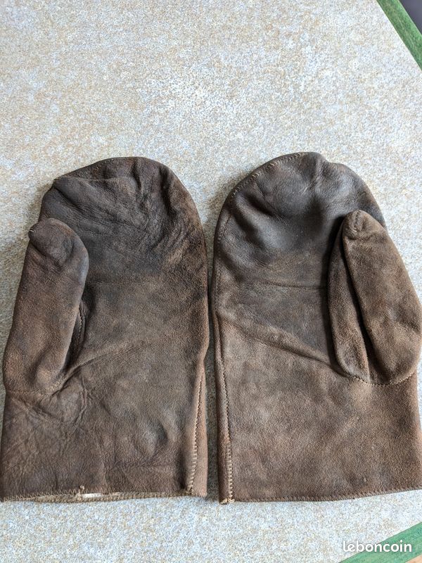 Moufles moto, ski vintage (image 1)