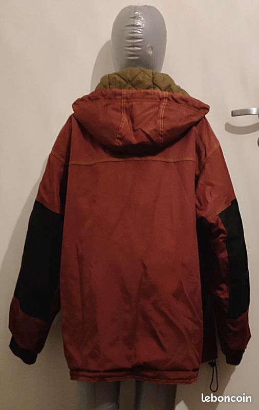 Veste D'Hiver Columbia Homme Avec Capuche - Taille L - Rouge - Très Bon État