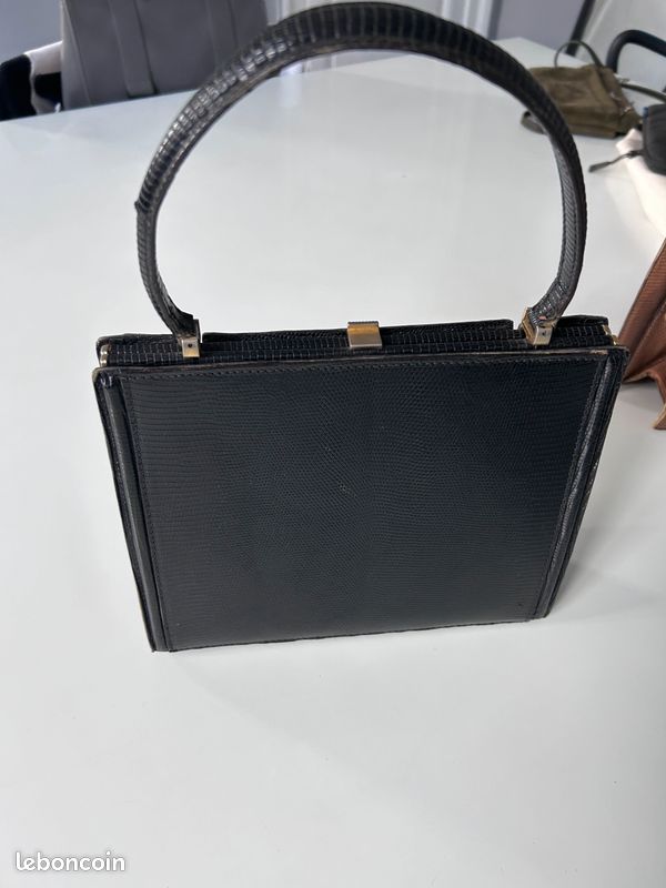 Sac à main lézard vintage (image 4)