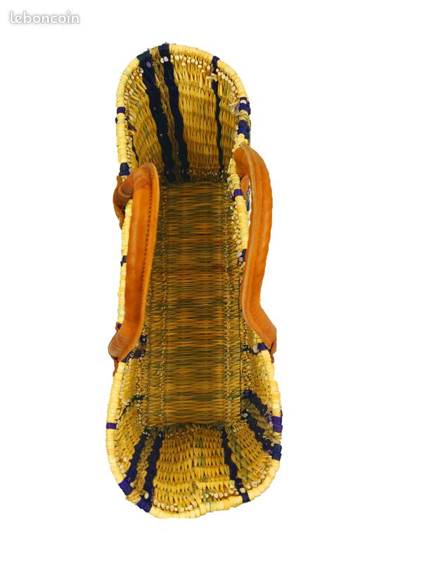Sac osier/palmier artisanal (image 4)
