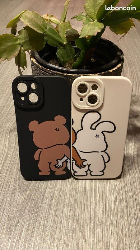 2 Coques iPhone 15 pour Couple (image 1)