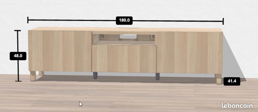 Meuble TV IKEA - BESTA (image 2)