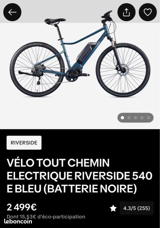 Decathlon Riverside 540 E Avis Electric Bike Riverside 540