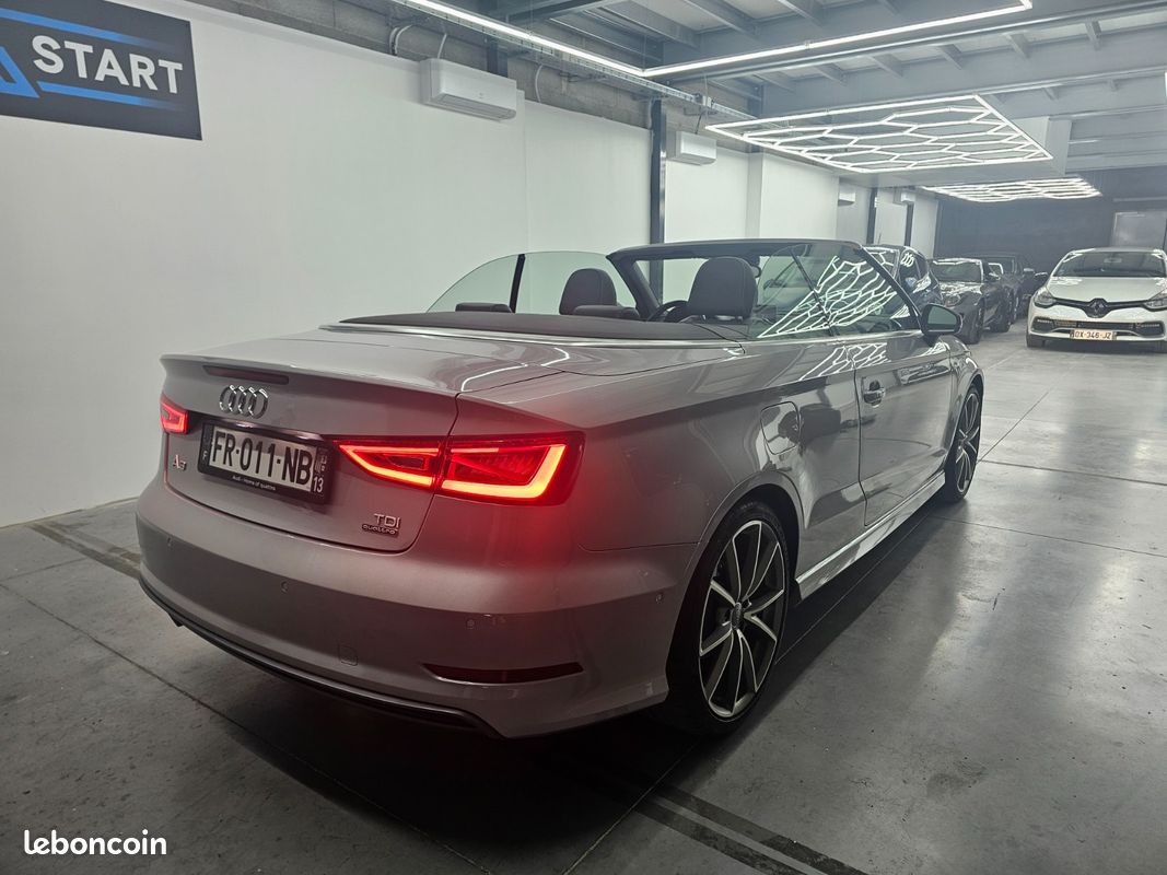 Audi A3 CABRIOLET Sportback S line 184ch quattro S-tronic / régulateur de vitesse auto adaptatif / siege chauffant /drive slect / climatisation bi-zone / feux automatique (image 10)