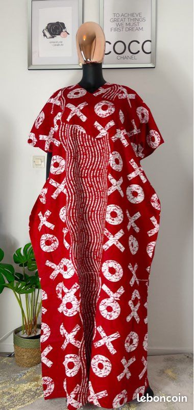Robe en pagne du Nigeria (image 1)