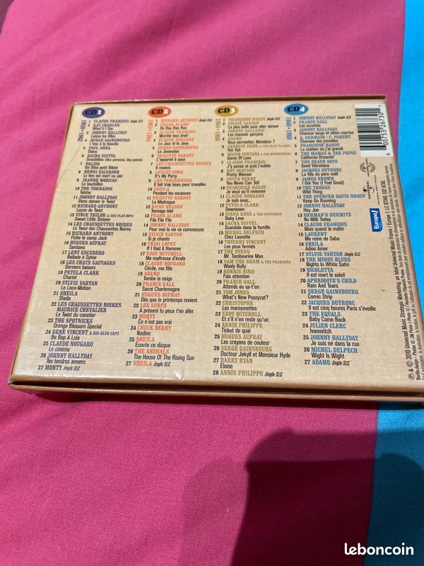 Coffret 4 cd salut les copains volume 2 (image 2)
